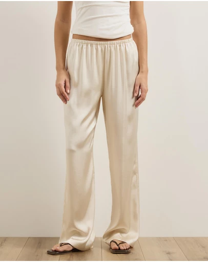 Atmos&Here - Saffron Satin Pants