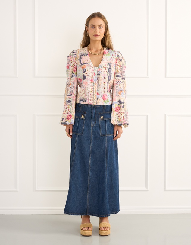 Heaven Australia - Alpine Selena Cropped Blouse