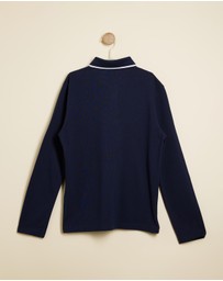 BOSS - Long Sleeve Polo - Kids-Teens