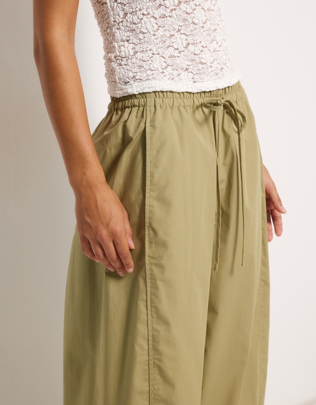 AERE - Organic Cotton Barrel Leg Pants