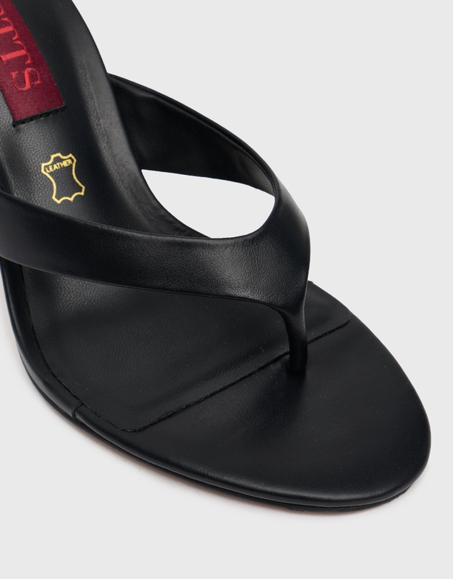 Betts - Ruby Leather Thong Mule Sandals