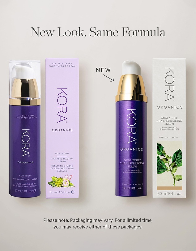 KORA Organics - Noni Night AHA Resurfacing Serum 30ml