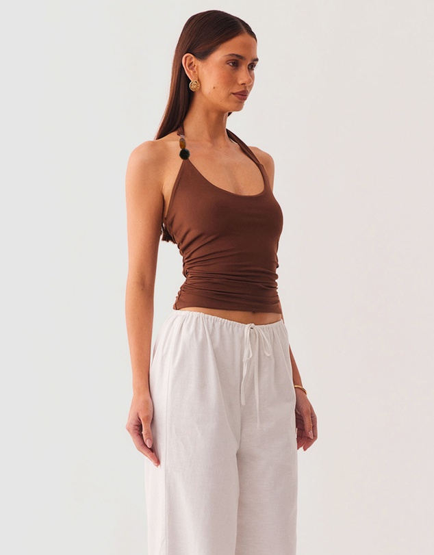 SNDYS - LEXIE TWIST HALTER TANK - ICONIC EXCLUSIVE