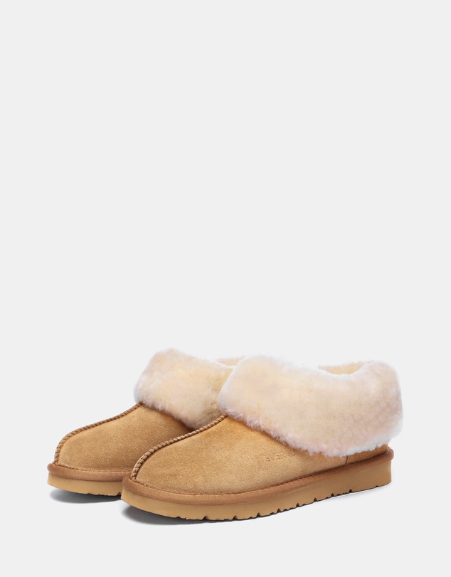 EVERAU - EverAU Ugg Homey Slipper Suede Cow Suede Upper House Shoes
