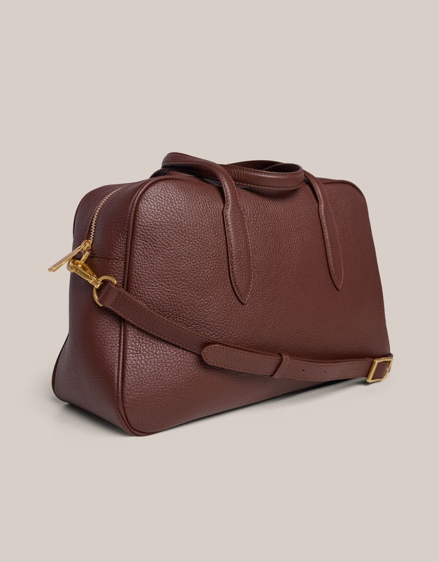 VESTIRSI - Vera Mahogany Medium Bowler Bag
