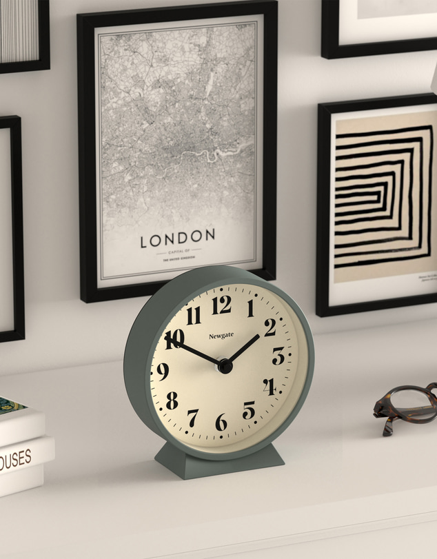 Newgate - Newgate Theatre Mantel Clock Asparagus Green
