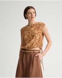 Oxford - Kiralee Printed Top