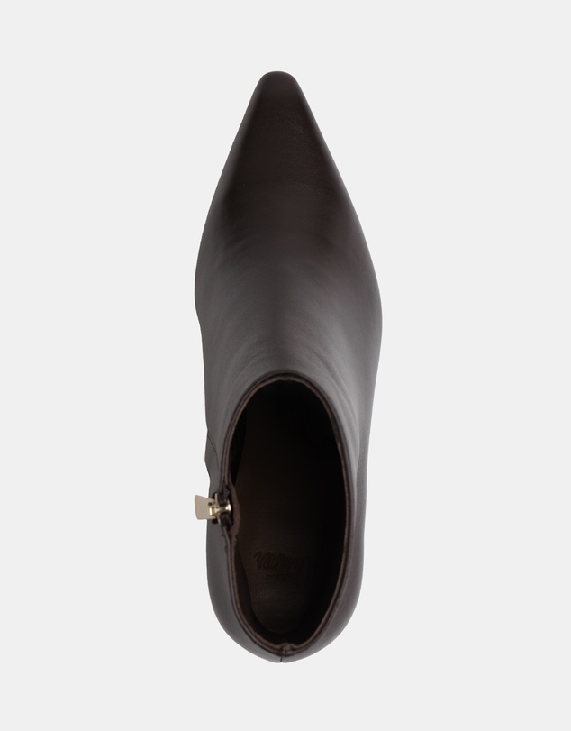 Wittner - Kloe Dark Brown Leather Ankle Boot
