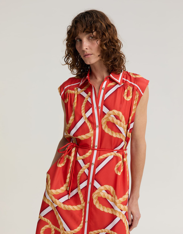 Sportscraft - Clove Print Shirt Dress