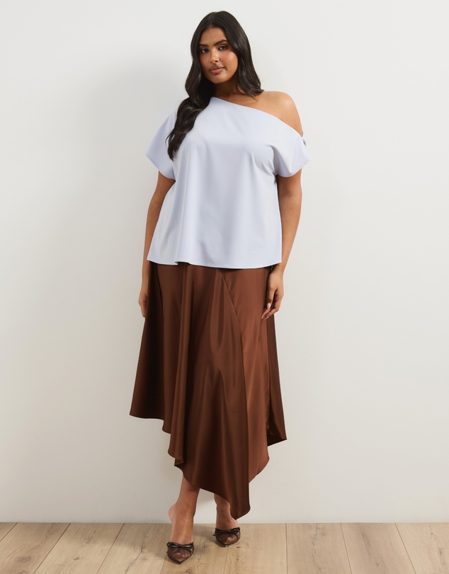 Atmos&Here Curvy - Willow Off Shoulder Top