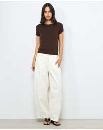 AERE - Lee Organic Cotton Knit Top