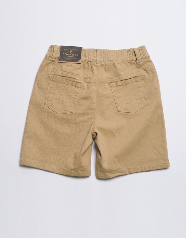 Stock & Co. - Admiral Elastic Waist Stretch Chino Short - Youth
