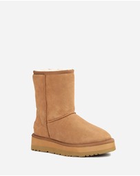Ozwear Connection Uggs - Ugg Classic Platform Short Boots (Water Resistant)