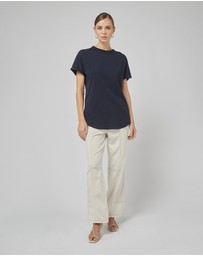 DRICOPER DENIM - Slouchy Navy Tee