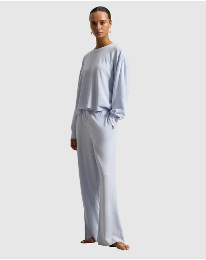 Polo Ralph Lauren - Club Terry Long Sleeve Cotton Jersey Pyjama Set