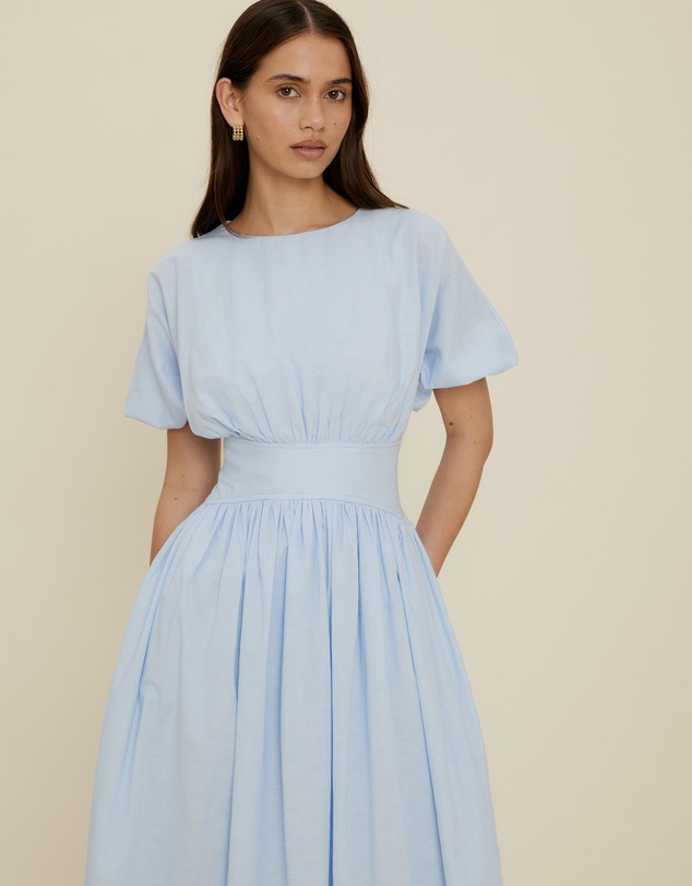 The Fated - Gallery Waisted Midi Dress
