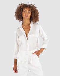 CAMIXA - Satin Silk Shirt
