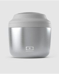Monbento - Monbento Mb Element Isolated Bento Box - Metallic Silver