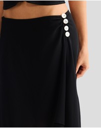 Vacay Swimwear - Aurelia Skirt Black