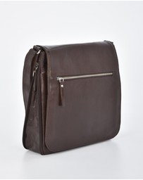 Cobb & Co - Notting Leather RFID Expandable Satchel