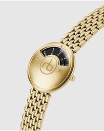rag & bone - Rag & Bone Carrie Gold-Tone Analogue Watch