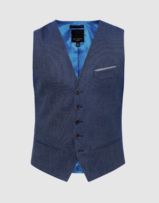 Ted Baker - Wingwai Semi Plain Waistcoat