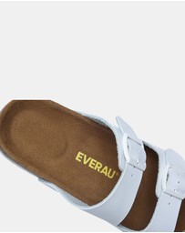 EVERAU - EverAU Ugg Mick Sandal Slides Cow Suede Upper Sandals