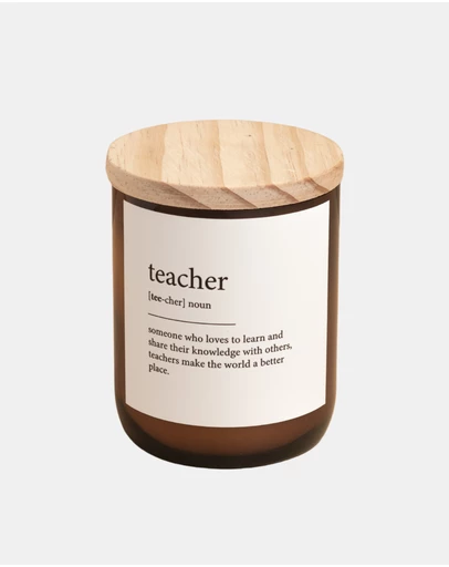 The Commonfolk Collective - Teacher ~ Dictionary Meaning Candle