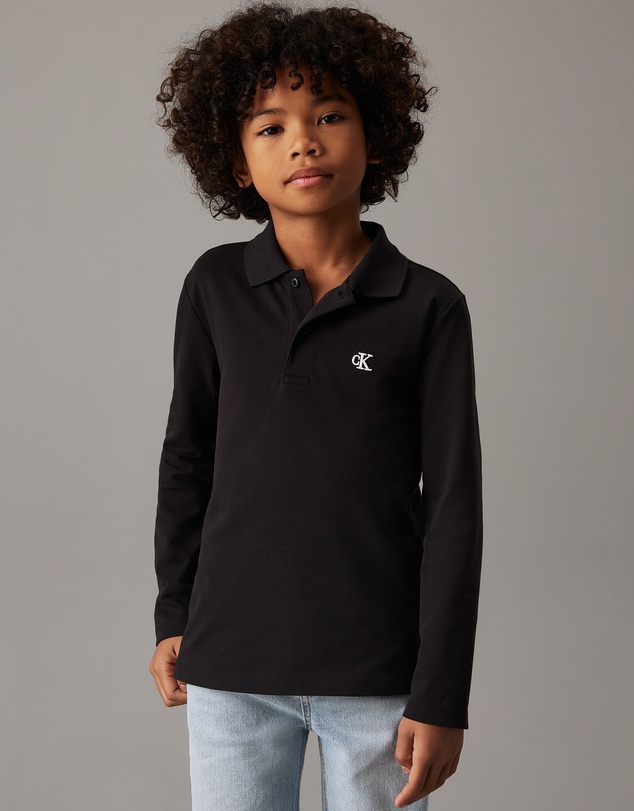 Calvin Klein Jeans - Boys Long Sleeve Polo Shirt