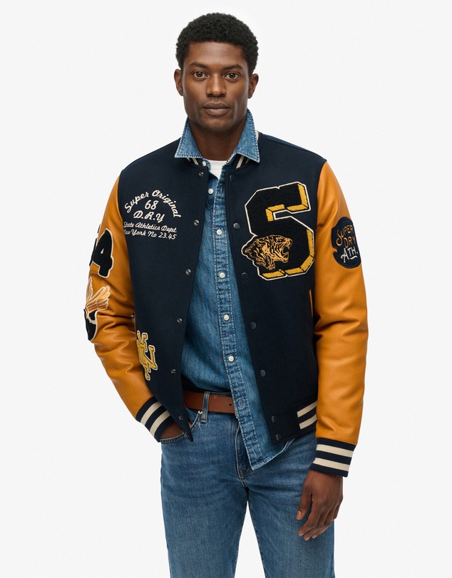 Superdry - Vintage Patched Varsity Jacket