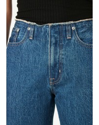 NEXT - Raw Waistband Straight Leg Jeans