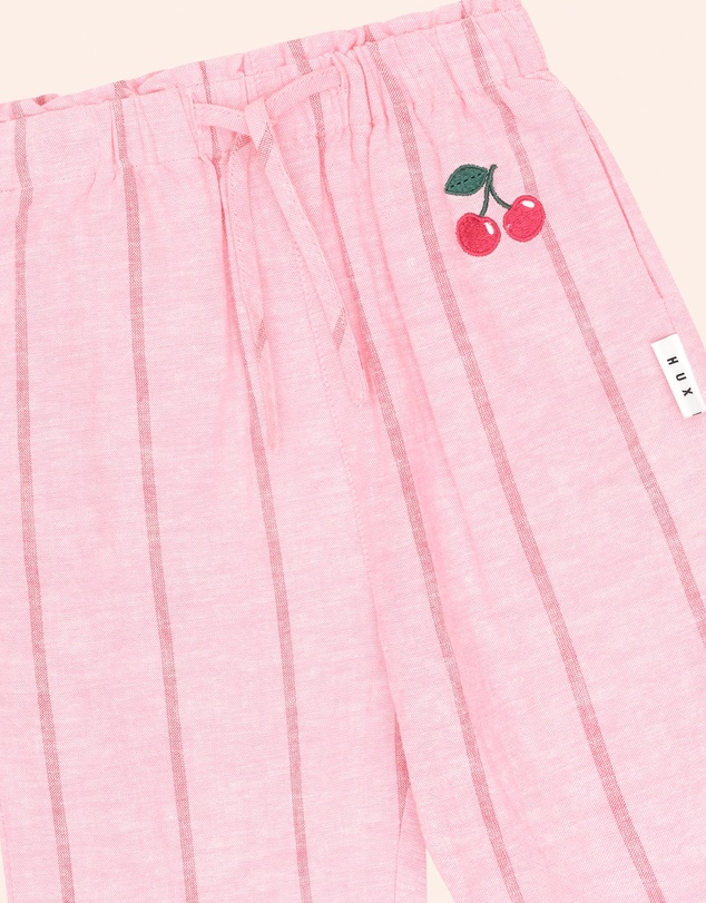 Huxbaby - Strawberry Stripe Culottes - ICONIC EXCLUSIVE - Babies-Teens