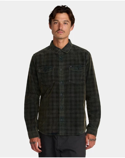 RVCA - Mens Artifice Cord Long Sleeve Shirt
