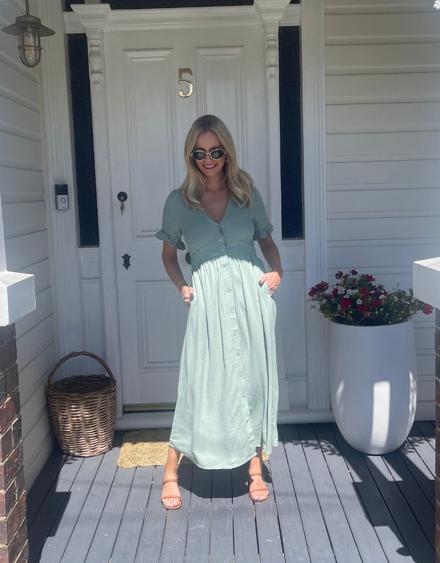 Esther & Co - Korbela Dress - Sage