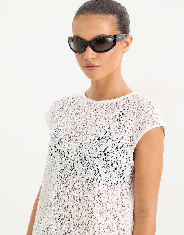 Calli - Alma Sheer Lace Tank
