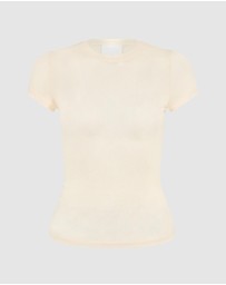 Paris Georgia - Sheer Baby Tee