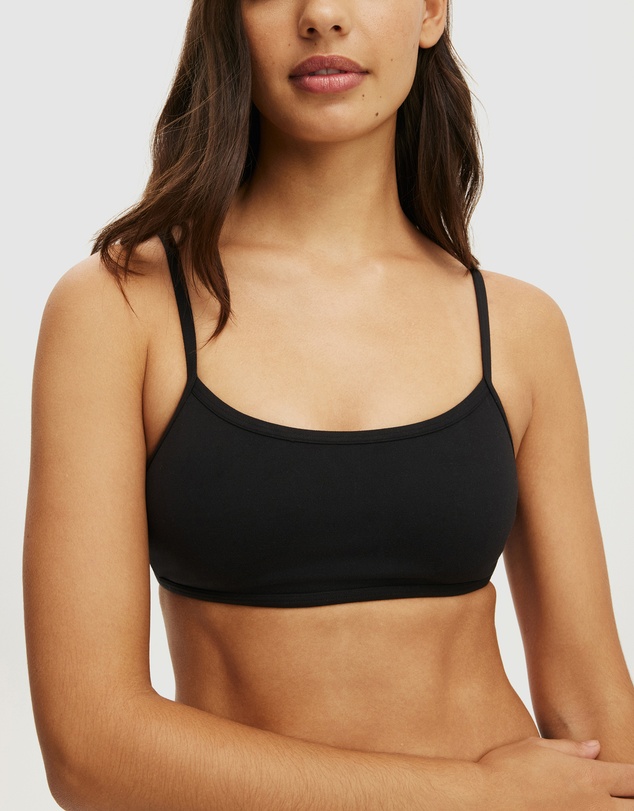 Cotton On Body Active - Ultra Soft Double Strap Back Crop