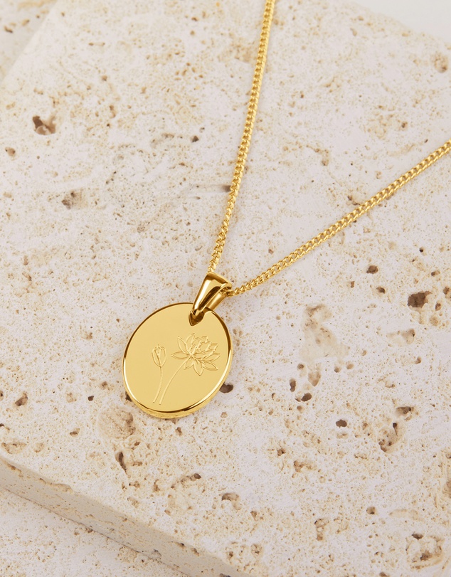 Pastiche - July Birth Flower Necklace