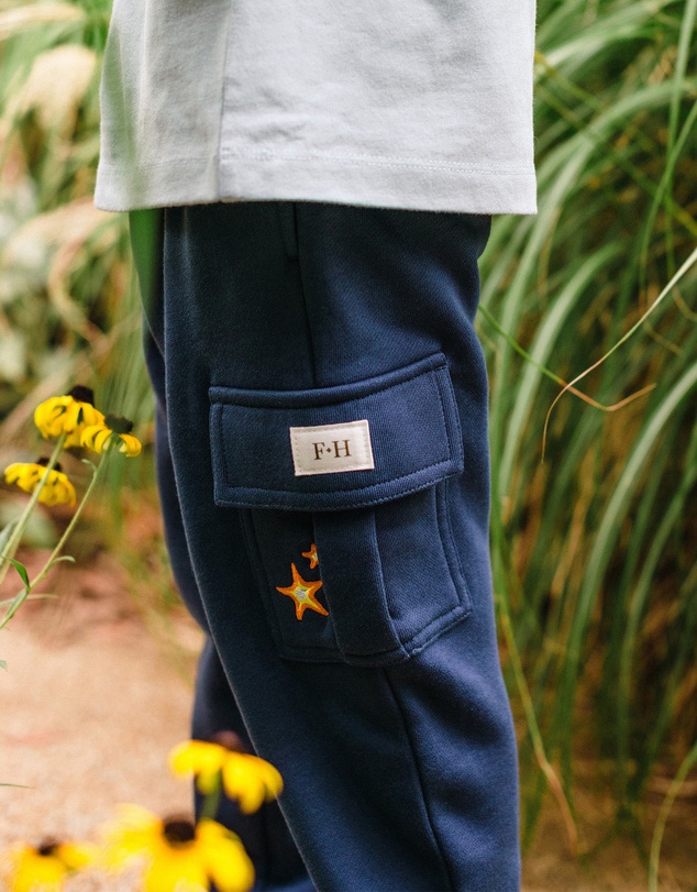 Fleur Harris - 'Out of This World' Track Pant in Navy