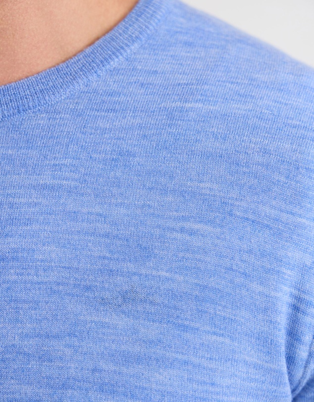 Oxford - Crew Neck Pure Wool Pullover