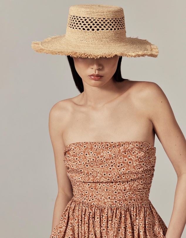 Helen Kaminski - Ivy Raffia Boater Hat