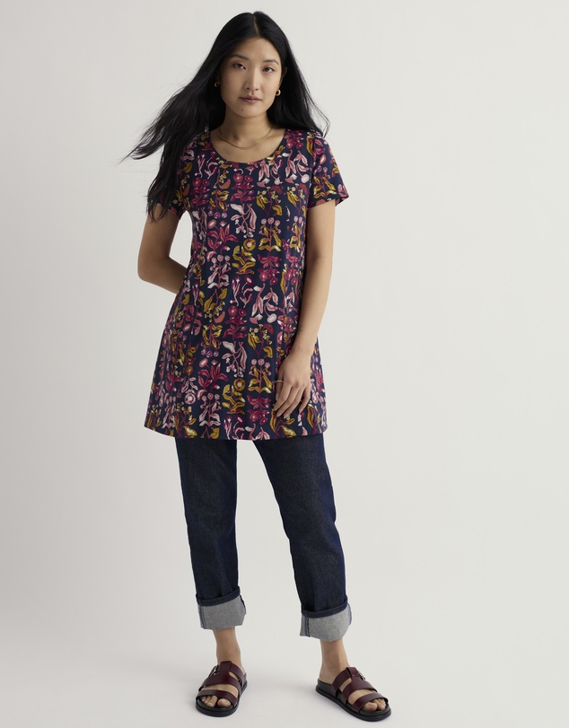 Seasalt - Screenprint Jersey A-Line Tunic