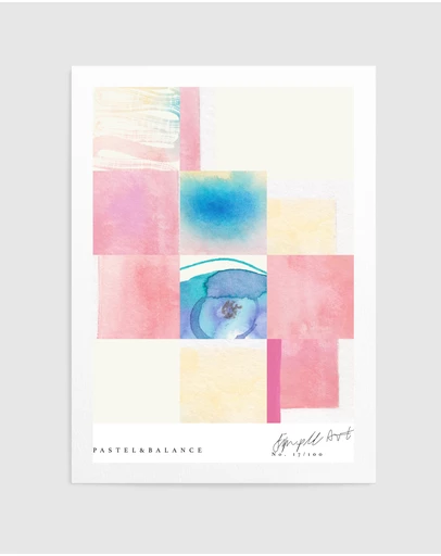 Olive et Oriel - Simple Artline No15 by Treechild Art Print