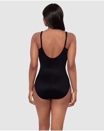 Miraclesuit Swimwear  - Ombra Fiore Siren Underwired Crossover Shaping Swimsuit