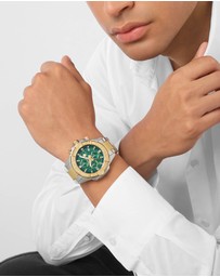 Philipp Plein - THE $KULL CHRONO 44mm Two-Tone Multifunction