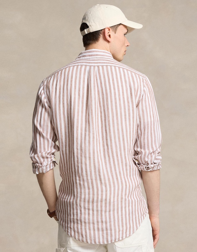 Polo Ralph Lauren - Custom Fit Striped Linen Shirt