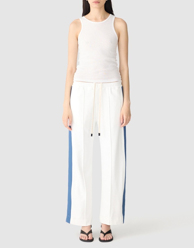 Bassike - Twill Stripe Detail Pants
