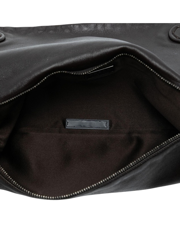 Pre-Loved by Azura Reborn - Pre-Loved Leather Fold Over Shoulder Bag