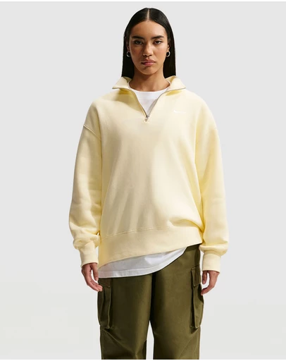 Nike - Sportswear Phoenix Fleece Oversized 1/4-Zip Long Sweatshirt