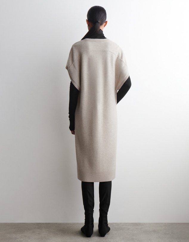 COS - Rounded Wool Longline Cardigan